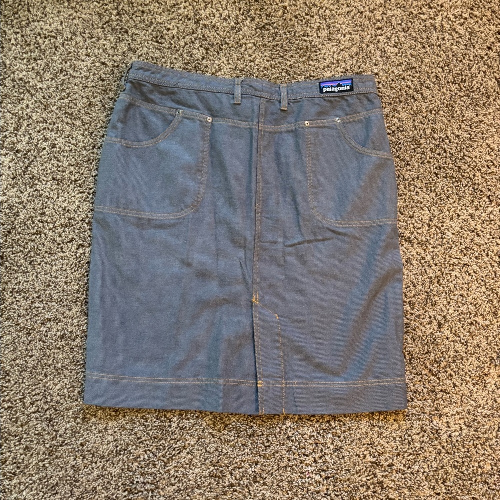 Patagonia Charcoal Denim Skirt for Women